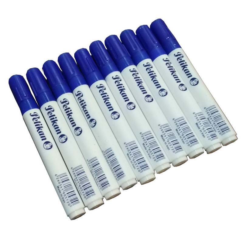 خرید و قیمت ماژیک وایت برد پلیکان مدل 418f بسته 10 عددی