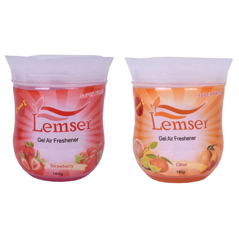خوشبوکننده هوا لمسر مدل سیتروس و استابری وزن 180 گرم بسته 2 عددی