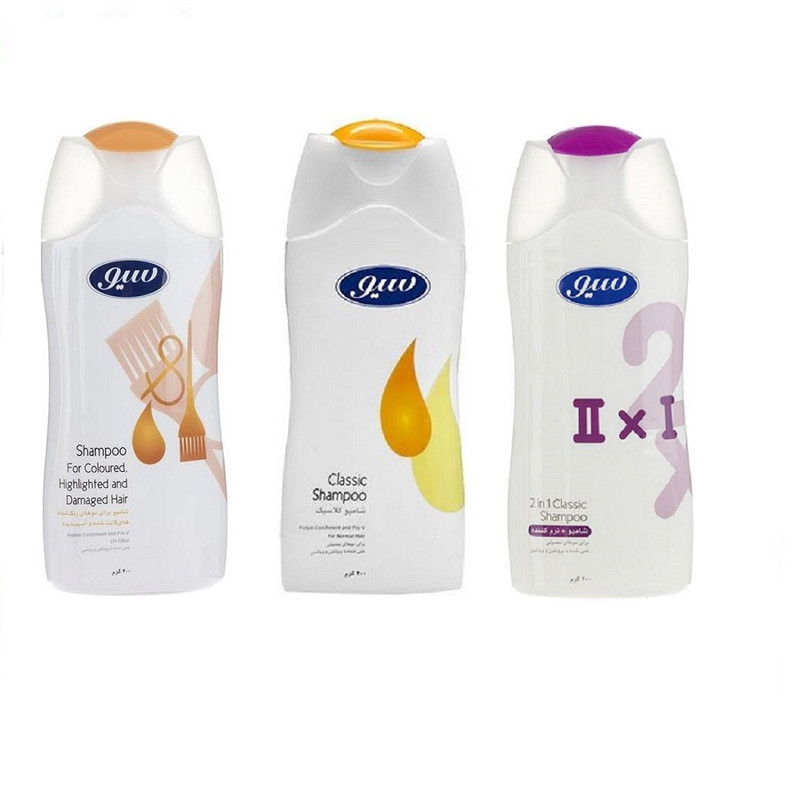شامپو مو سیو مدل 001 حجم 400 میلی لیتر مجموعه 3 عددی