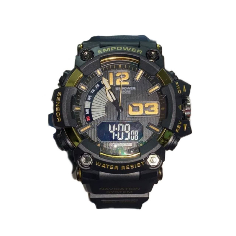 ساعت مچی عقربه ای امپاور مدل دو زمانه