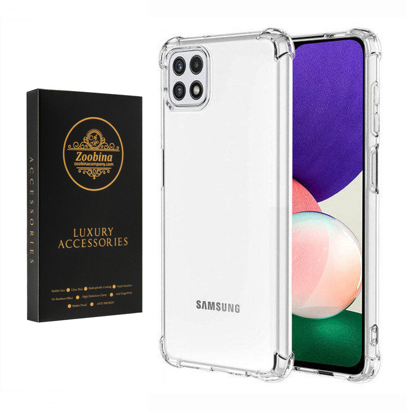 کاور زوبینا مدل Clear مناسب برای گوشی موبایل سامسونگ Galaxy A22 5G