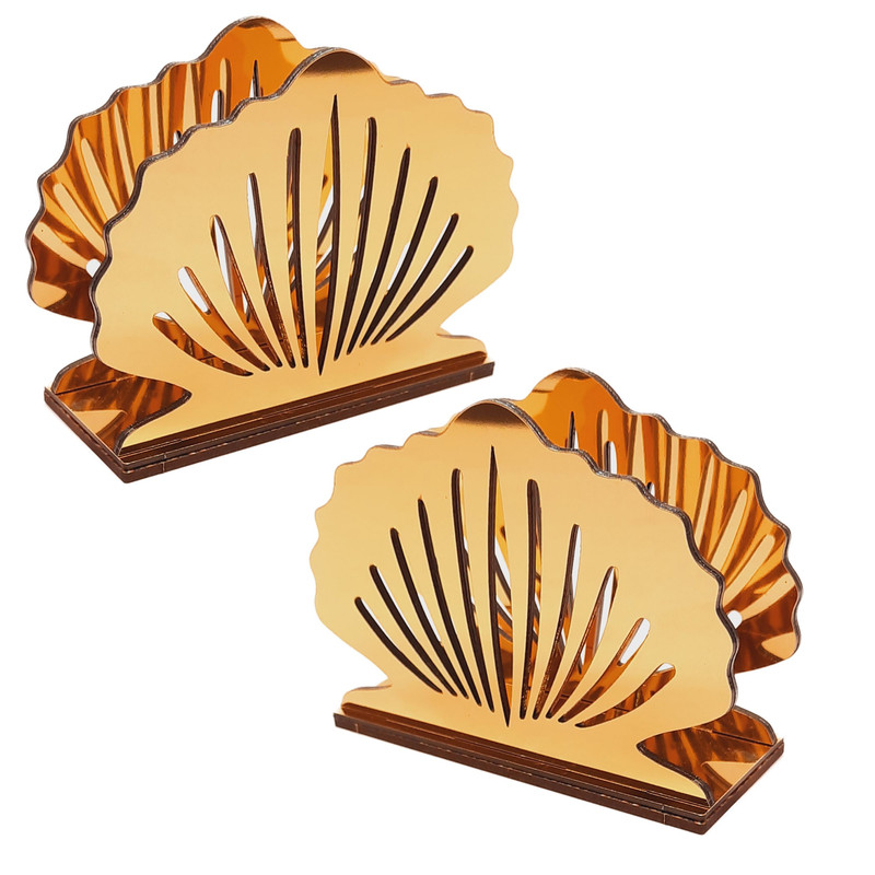 خرید و قیمت جای دستمال کاغذی تیکما مدل صدف کد KIT D3B بسته 2 عددی