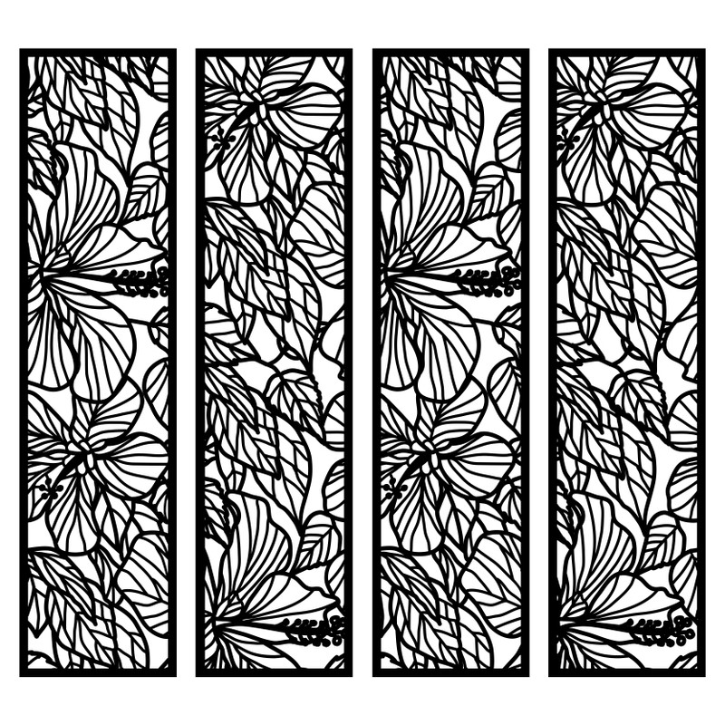 شابلون کد SP473-2 مجموعه 4 عددی