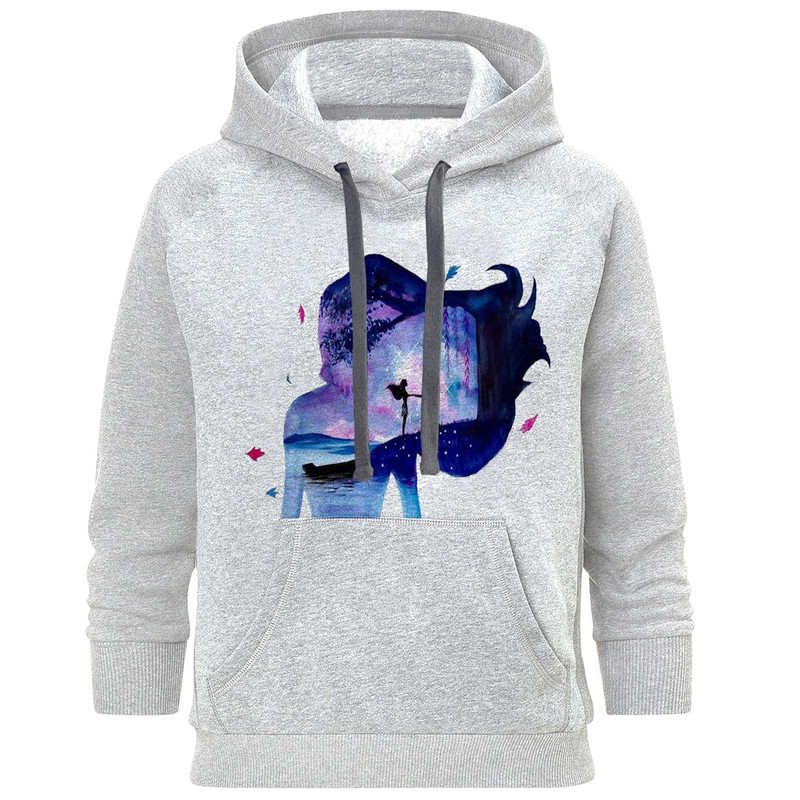 هودی زنانه طرح دخترک کد S435