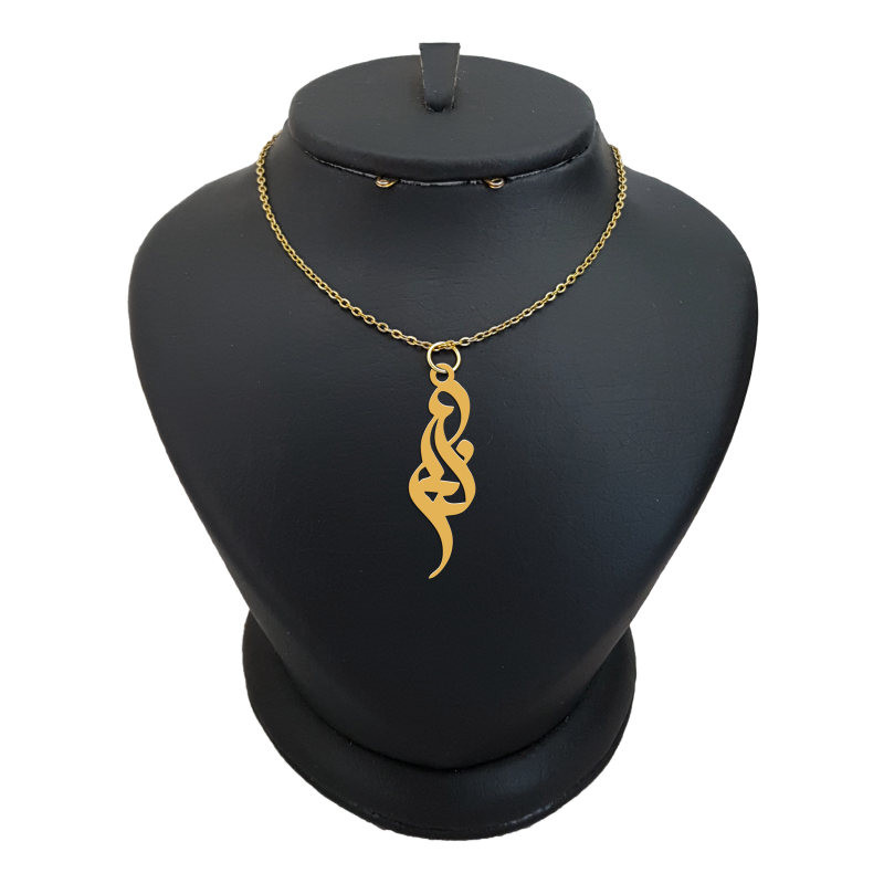 گردنبند طلا 18 عیار زنانه لیردا مدل النا کد akm 060