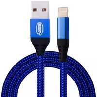 کابل تبدیل USB به لایتنینگ آی پی اسکای مدل 002 آبی طول 1.1 متر