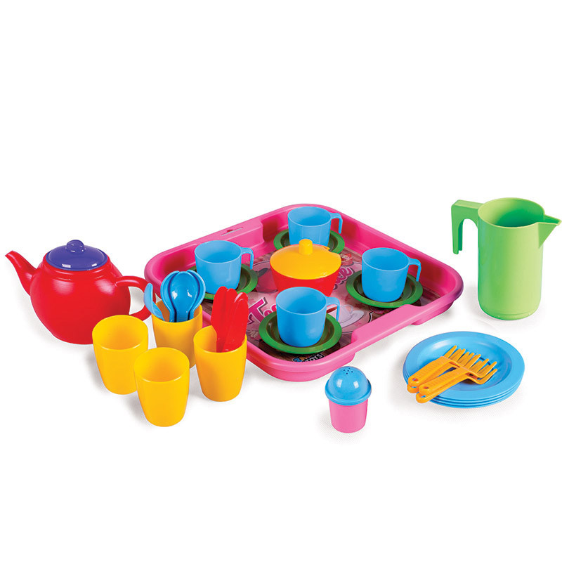ست اسباب بازی آشپزخانه زرین تویز مدل سرویس سینی چای خوری