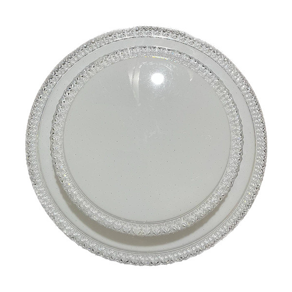 خرید و قیمت چراغ سقفی 36 وات مودی مدل دوطبقه دور کریستالی