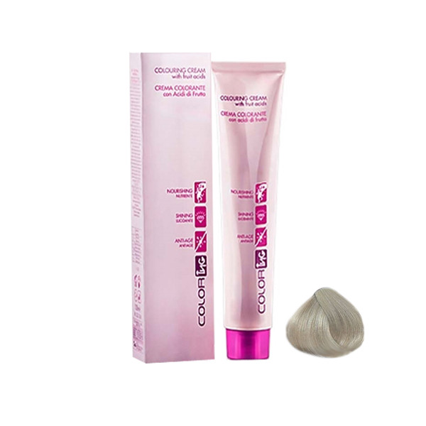 خرید و قیمت رنگ مو آی ان جی سری خاکستری شماره 12.01 حجم 100 میلی لیتر رنگ بلوند خاکستری فوق العاده روشن