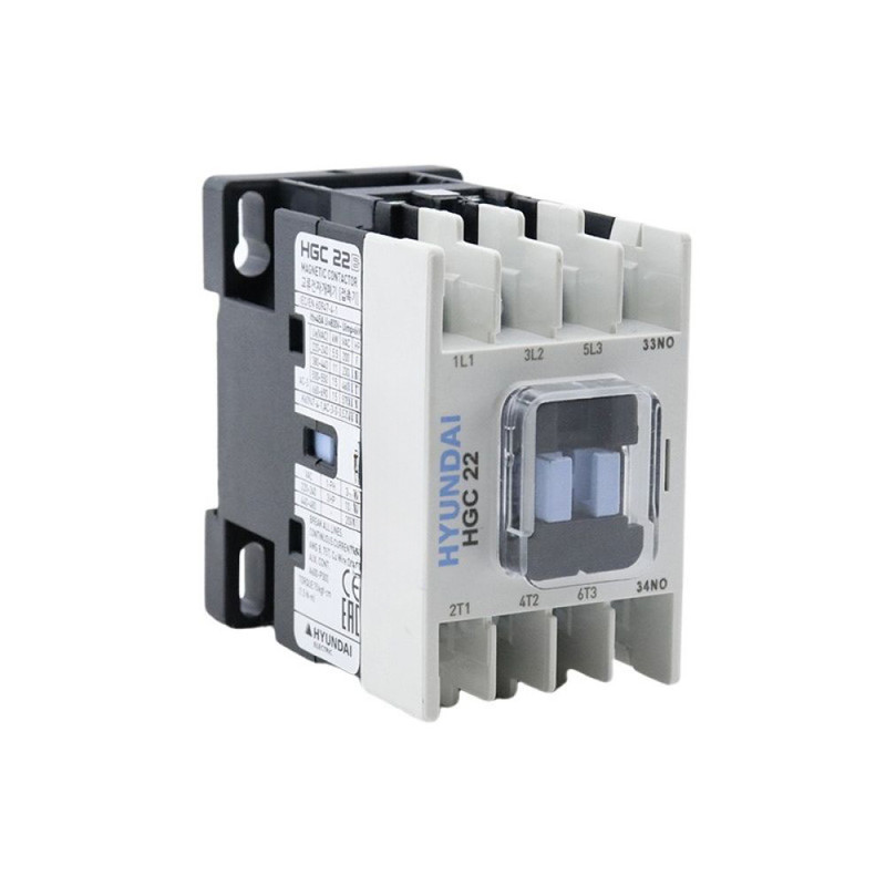 خرید و قیمت کنتاکتور 22 آمپر مخصوص تابلو فرمان آسانسور هیوندای مدل HGC -22