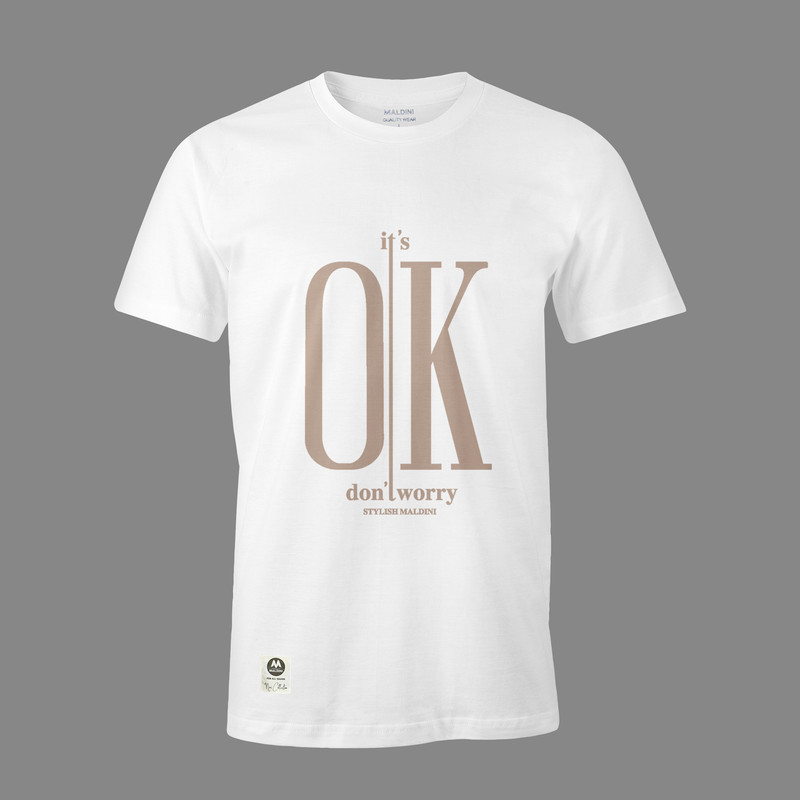 تی شرت آستین کوتاه مردانه مالدینی مدل T-387