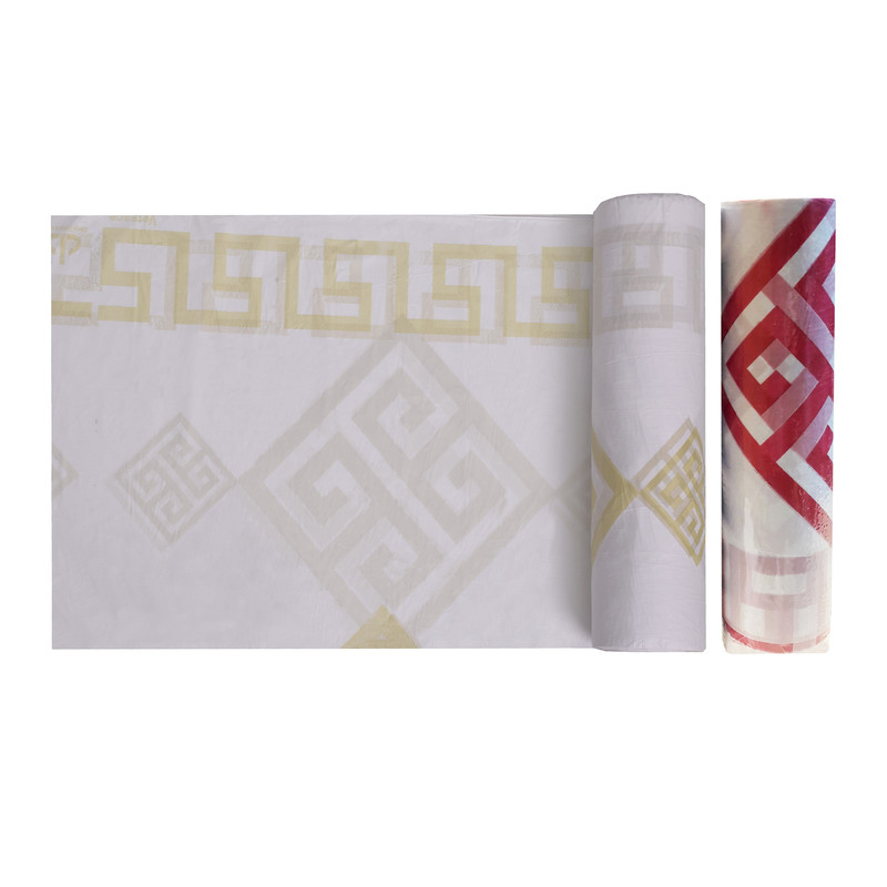 سفره یکبار مصرف آرون مدل ATC-440-GoldRed رول 10متری بسته 2 عددی