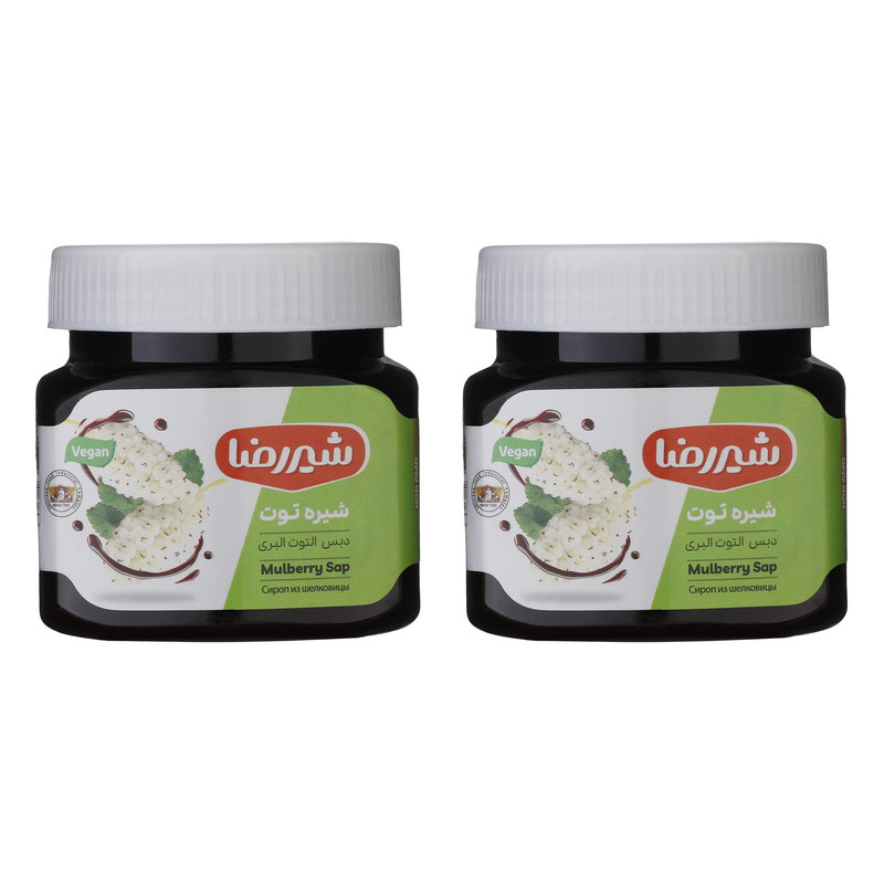 خرید و قیمت شیره توت شیررضا - 450 گرم مجموعه 2 عددی
