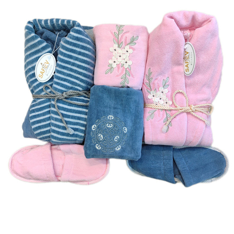 سرویس حوله پالتویی 6 تکه سارو مدل 125aysue