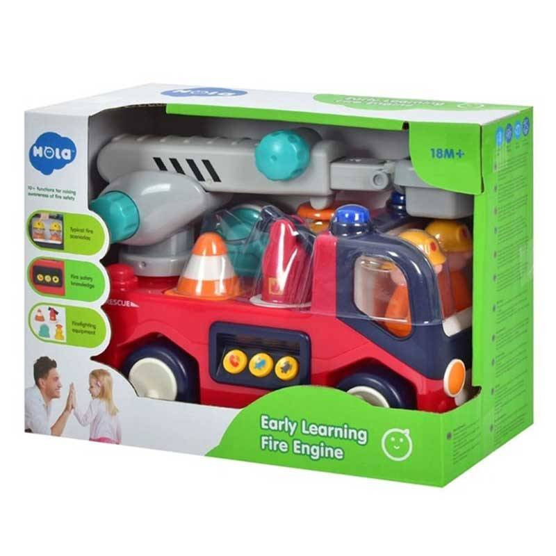 خرید و قیمت ماشین بازی هولا مدل آتش نشانی