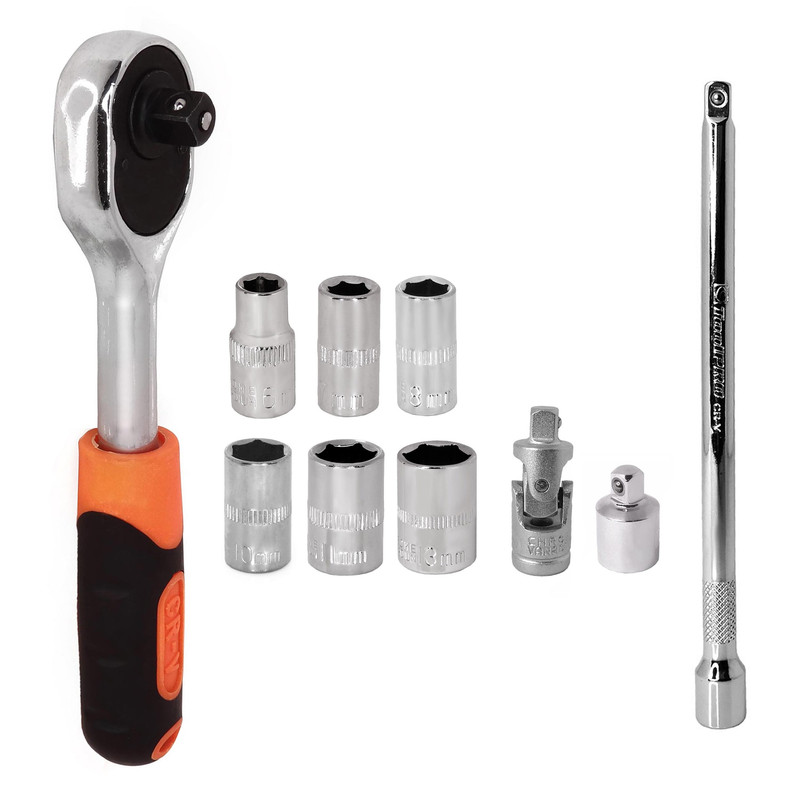 آچار بکس و سری بکس مدل MMA-ABOX- 10 PCS مجموعه 10 عددی