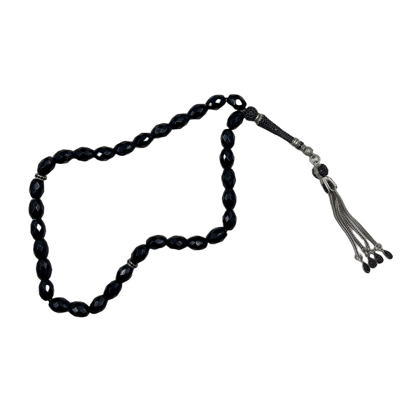 تسبیح نقره گالری ظهیرالدینی مدل اونیکس LX-33-99