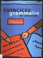 کتاب exercices de grammaire en contexte Intermediaire 0