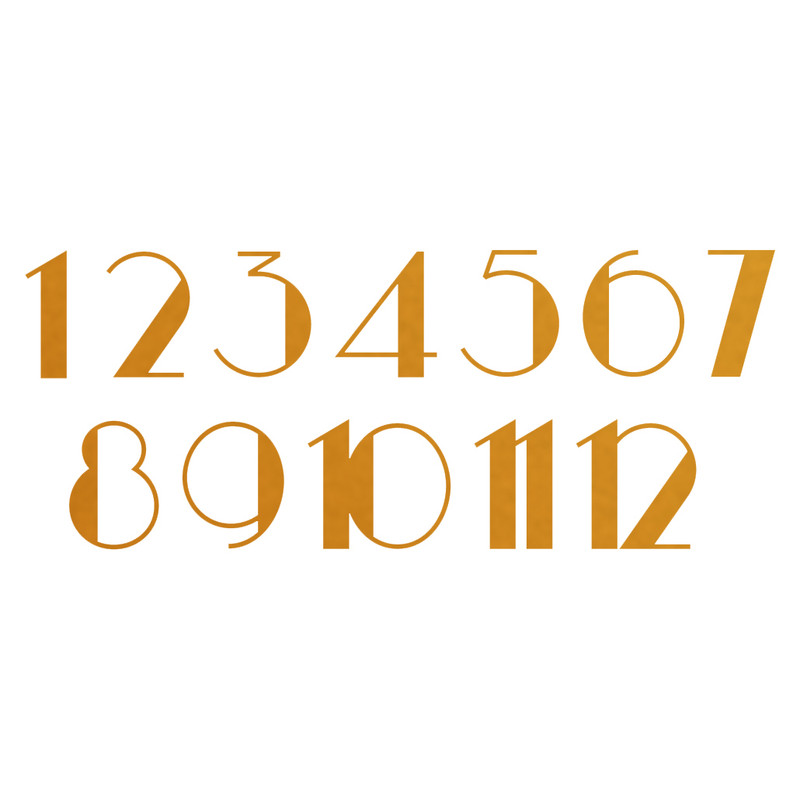 خرید و قیمت اعداد ساعت دیواری مدل مولتی استایل 9cm کد C30-3 مجموعه 12 عددی