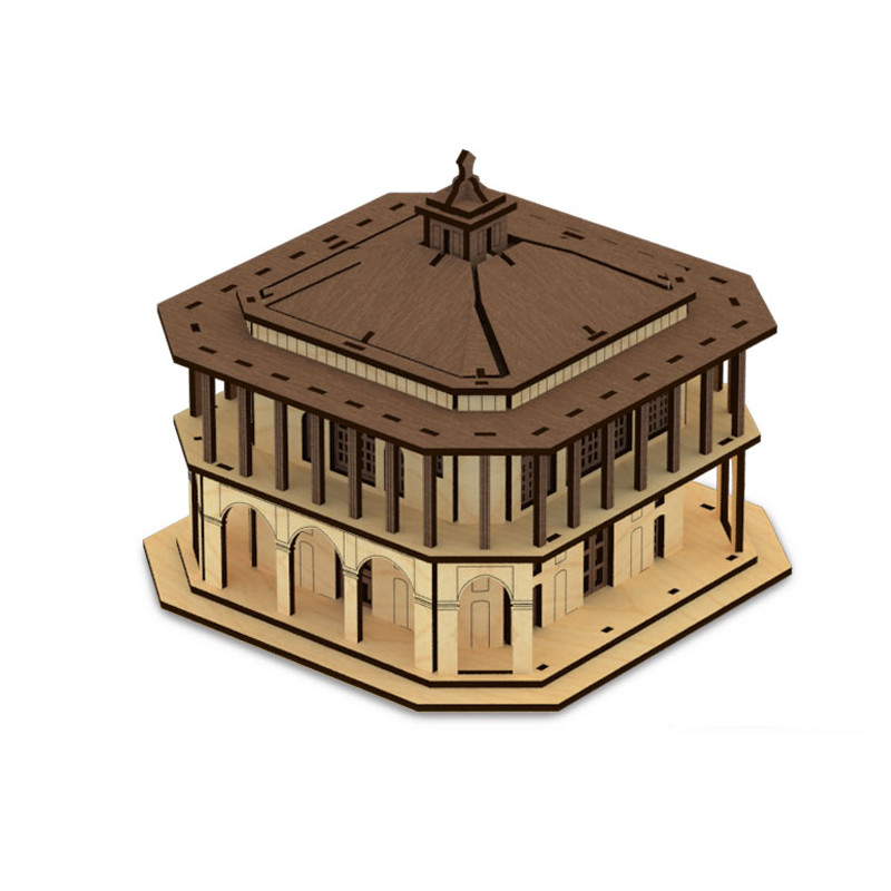 ساختنی فرهنگ و تمدن مدل کاخ چهلستون قزوین کد 58WM100 هارد باکس