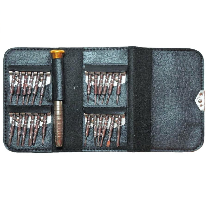 خرید و قیمت مجموعه 25 عددی سری پیچ گوشتی یاکسون مدل YAXUN YX-6025