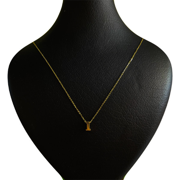 گردنبند طلا 18 عیار زنانه گنجینه هنر خوش نشین مدل سه بعدی طرح I