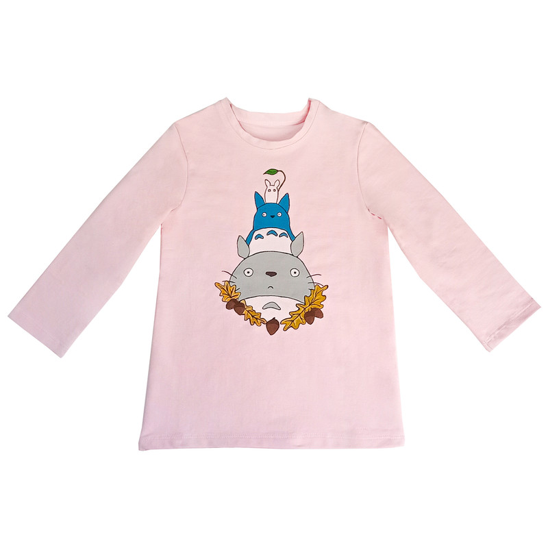 خرید و قیمت تی شرت آستین بلند دخترانه مدل توتورو
