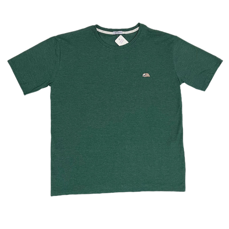 تی شرت اورسایز زنانه مدل حیوانات رنگ سبز