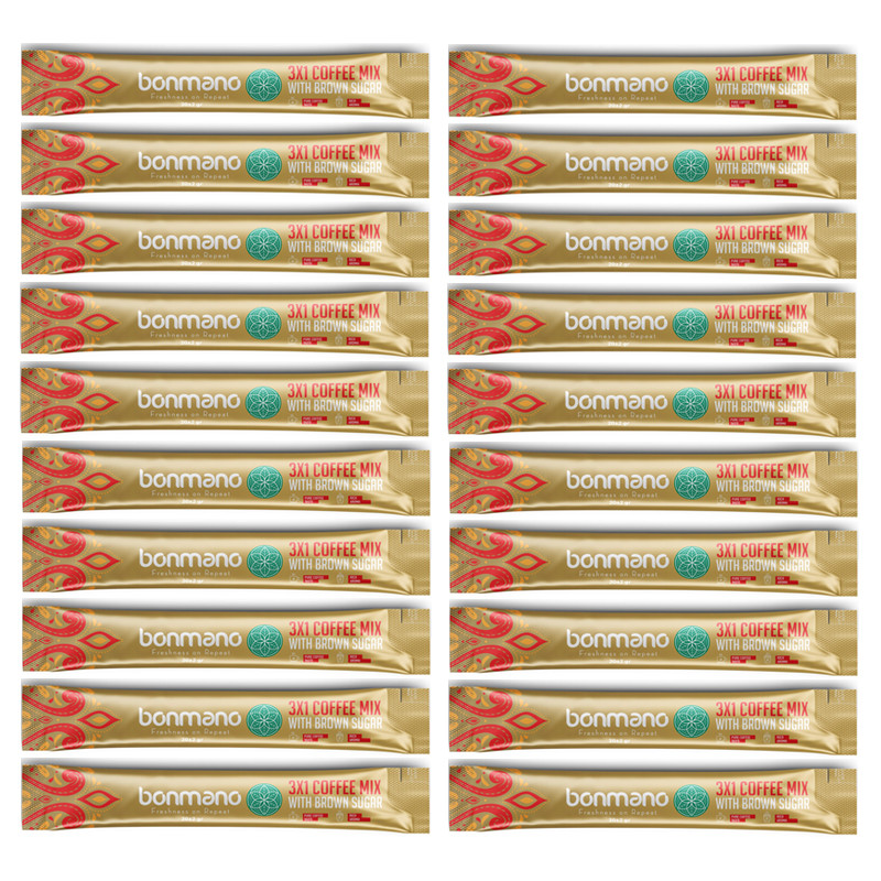کافی میکس 1×3 بن مانو بسته 20 عددی