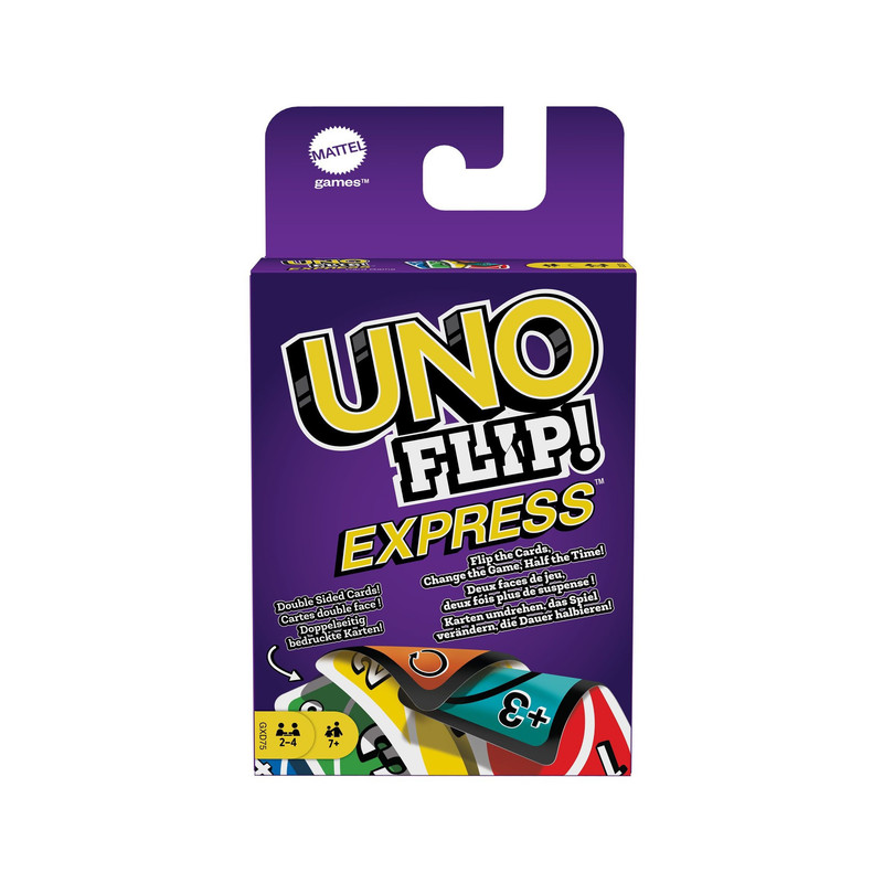 خرید و قیمت بازی فکری ماتیل مدل UNO Flip Express کد GXD75