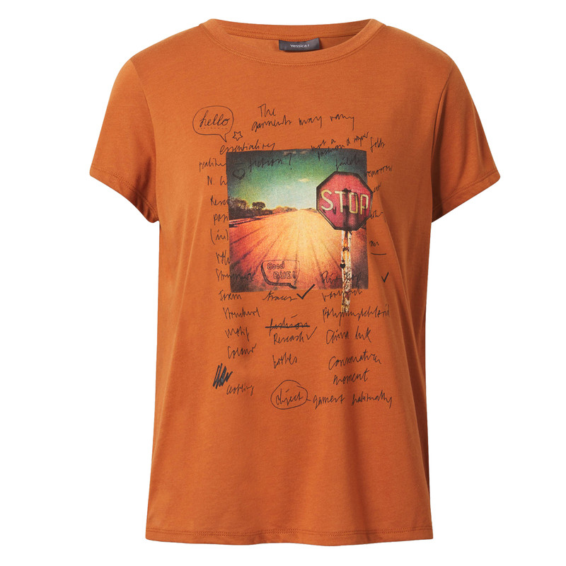 تی شرت آستین کوتاه زنانه سی اند ای مدل 18288099