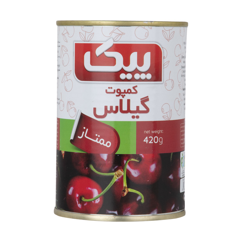 خرید و قیمت کمپوت گیلاس پیک - 420 گرم