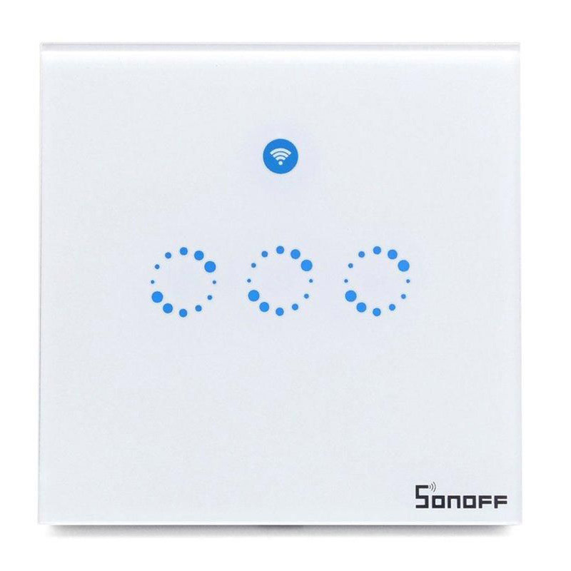 خرید و قیمت کلید لمسی سه پل سونوف مدل T1 UK 3C