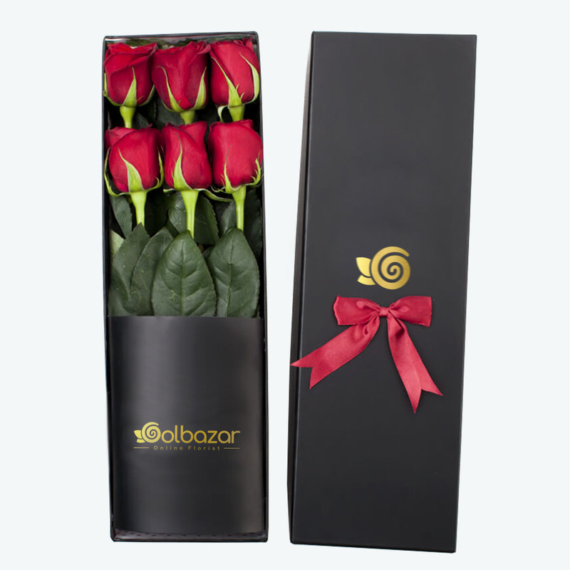 باکس گل رز کد 6