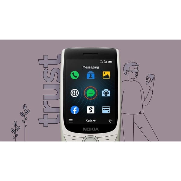 گوشی موبایل نوکیا مدل 8210 4G دو سیم کارت 8
