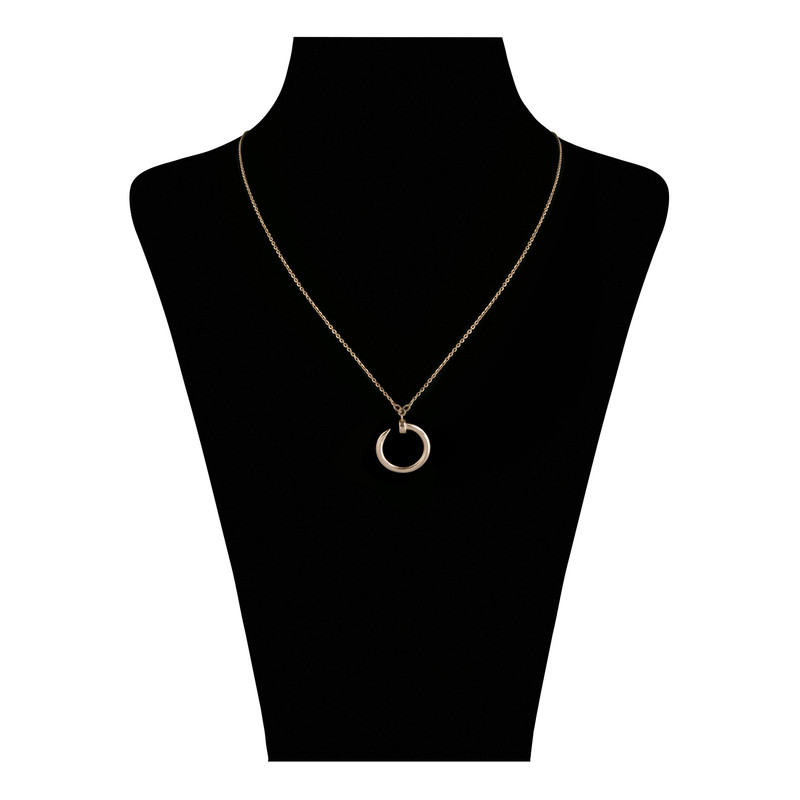 گردنبند طلا 18 عیار زنانه گنجینه هنر خوش نشین مدل میخ کد G45