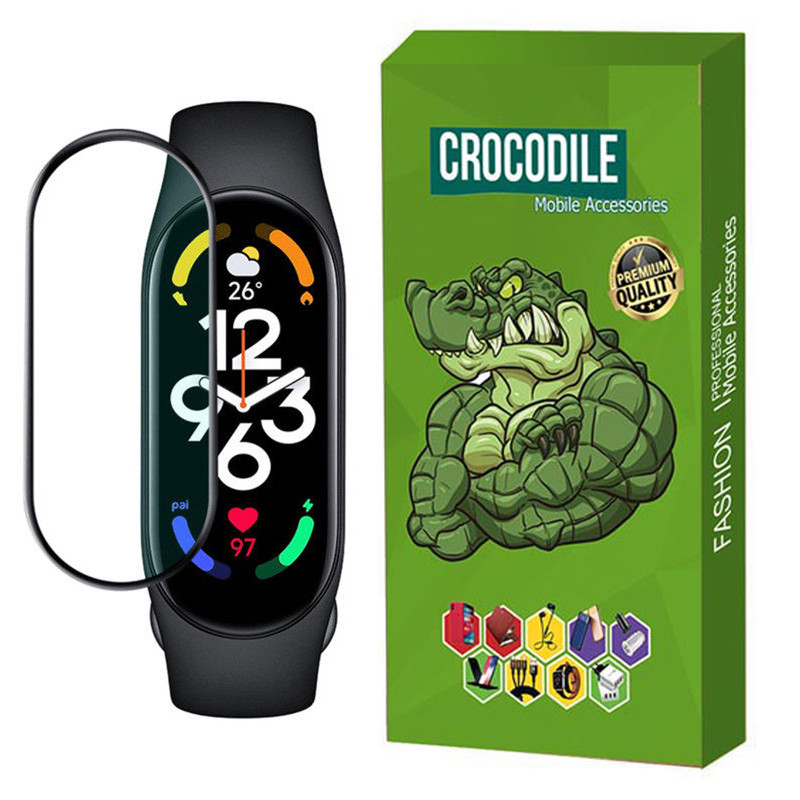 محافظ صفحه نمایش کروکودیل مدل C-PWM مناسب برای ساعت هوشمند شیائومی Mi Band 8