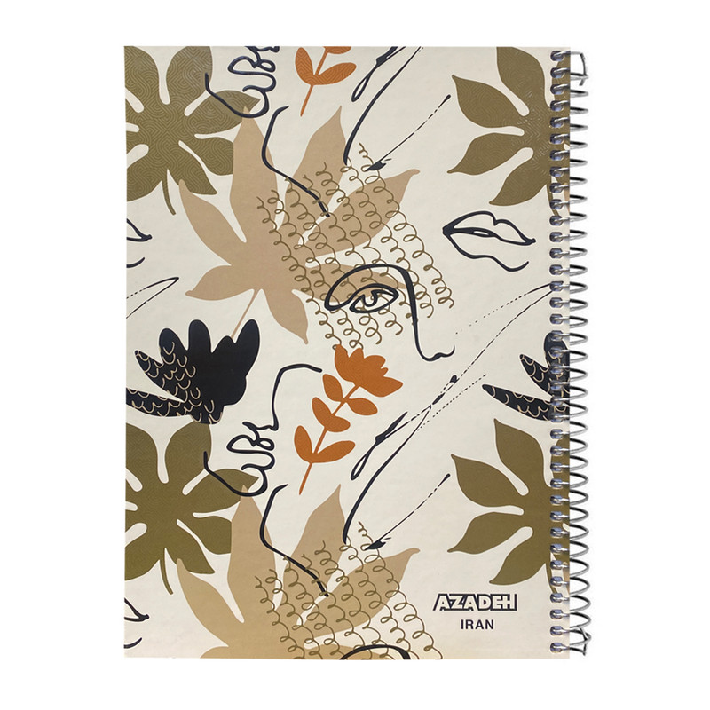 خرید و قیمت دفتر مشق 100 برگ آزاده کد 64568-2