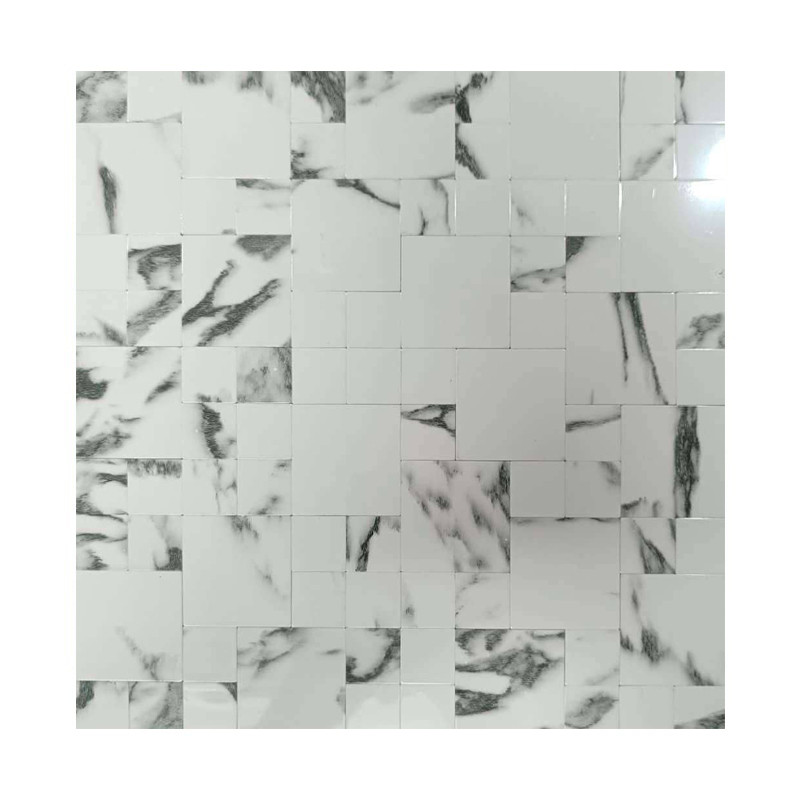 دیوارپوش مدل تایل بین کابینتی پشت چسبدار کد 20026 بسته 11 عددی