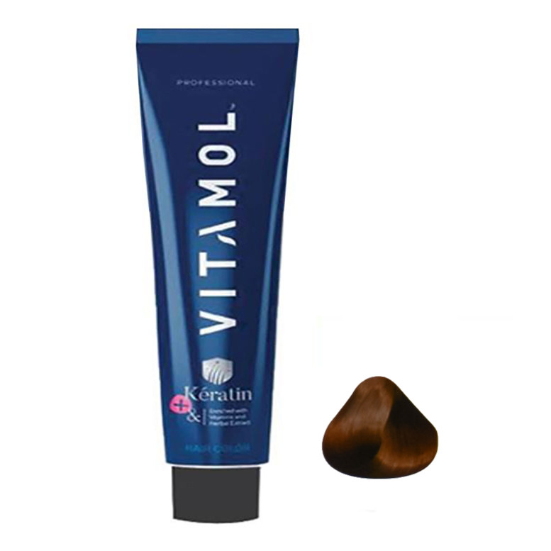 رنگ مو ویتامول سری natural شماره 5 حجم 120 میلی لیتر رنگ قهوه ای روشن