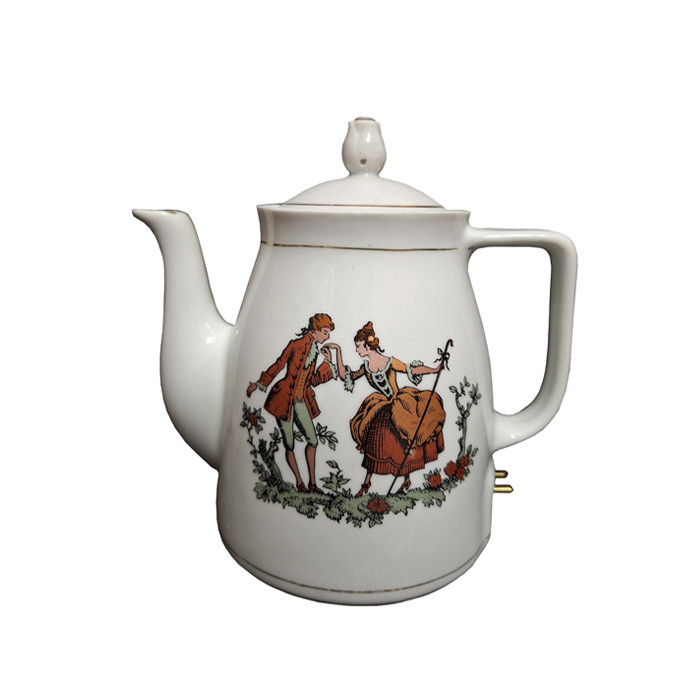 قوری سرامیکی مدل المنت دار طرح مرد و زن کد china