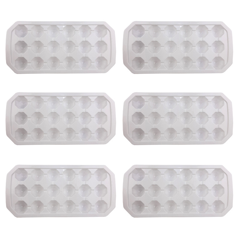 قالب یخ لاولی پلاست مدل 18 خانه کد DY-1107S مجموعه 6 عددی