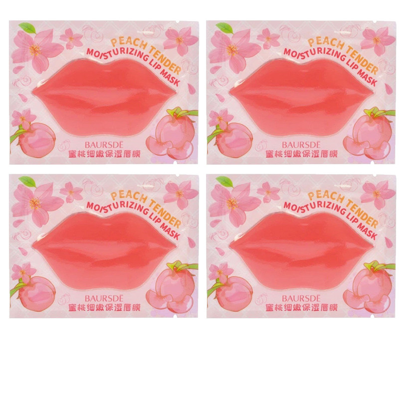 خرید و قیمت ماسک لب بورسدی مدل Peach وزن 8 گرم بسته 4 عددی