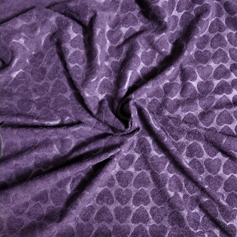 خرید و قیمت پارچه حوله ای مدل قلب کد 150Agp