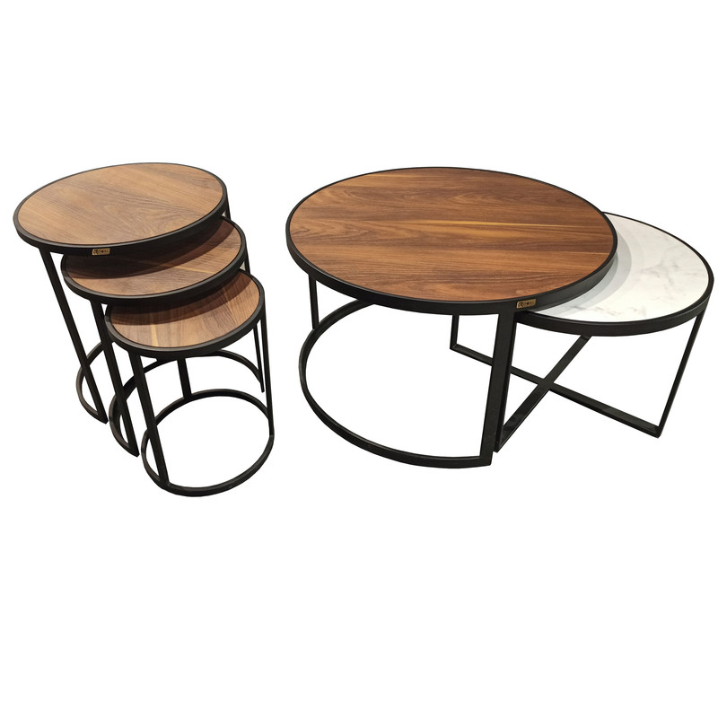 میز پذیرایی ررویال.سی.او مدل کارلا کد 407 مجموعه پنج عددی