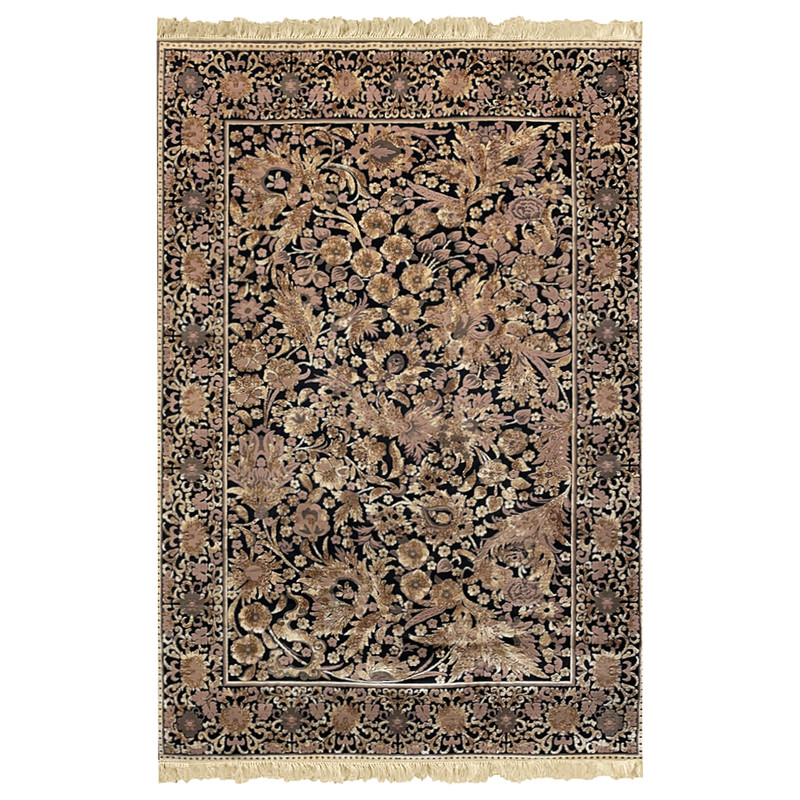 فرش ماشینی عرش طرح بهراد زمینه طلایی