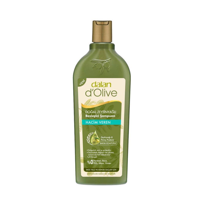شامپو تقویت کننده و ترمیم کننده مو دالان مدل Olive حجم400میلی لیتر