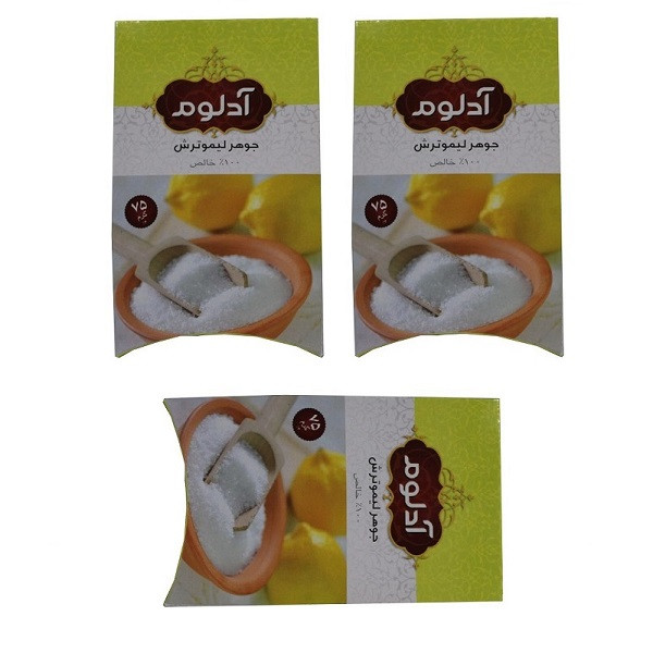 جوهر لیمو آدلوم - 75 گرم بسته 3 عددی
