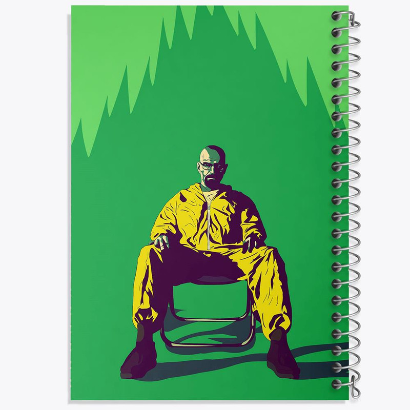 دفتر مشق 50 برگ خندالو مدل والتر وایت سریال بریکینگ بد Breaking Bad کد 13277