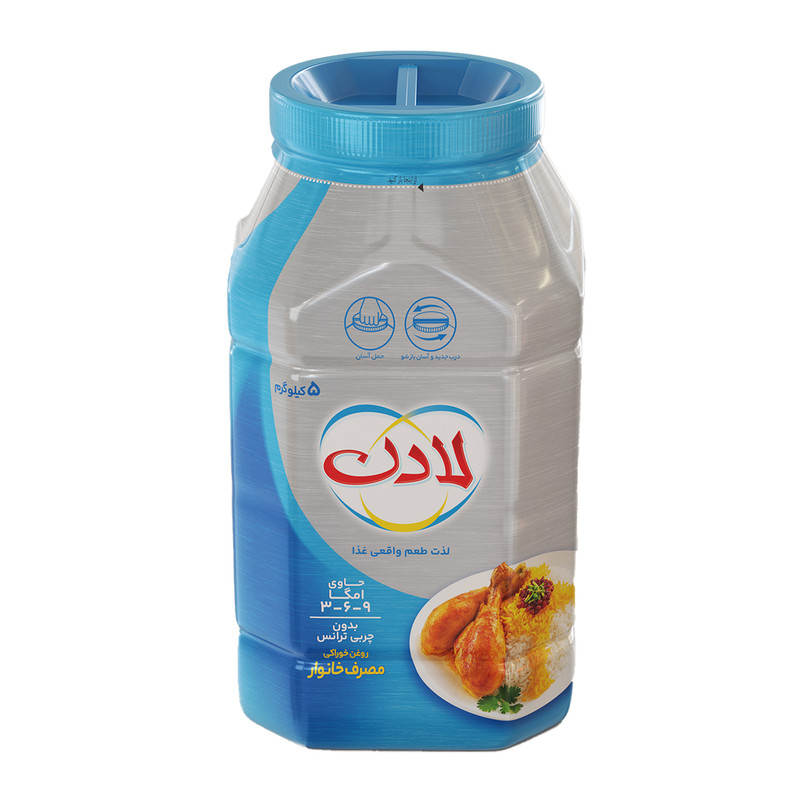 روغن جامد لادن - 5 کیلوگرم